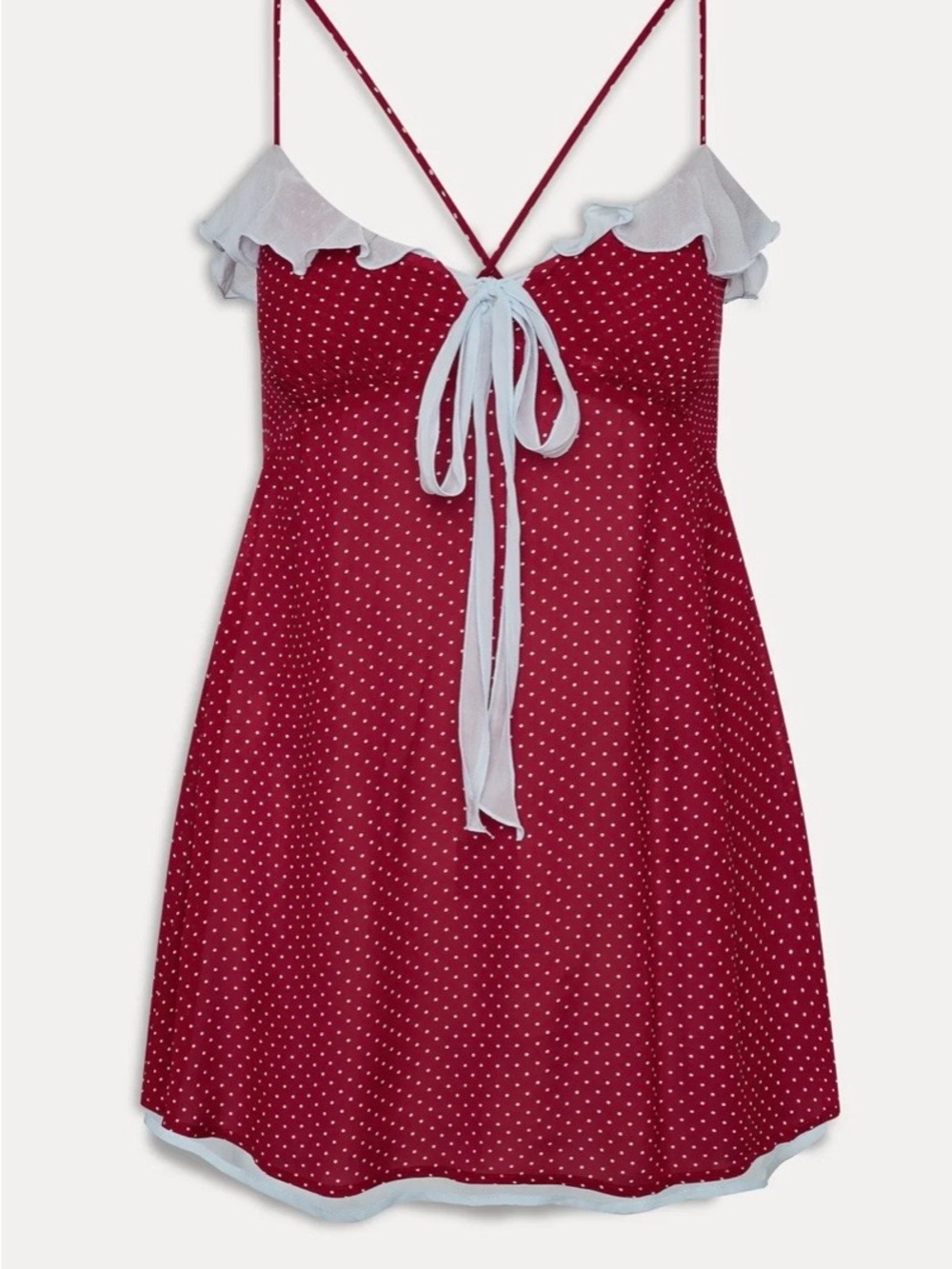 Frankie’s bikinis chiffon picnic hour mini dress - Picture 6 of 16